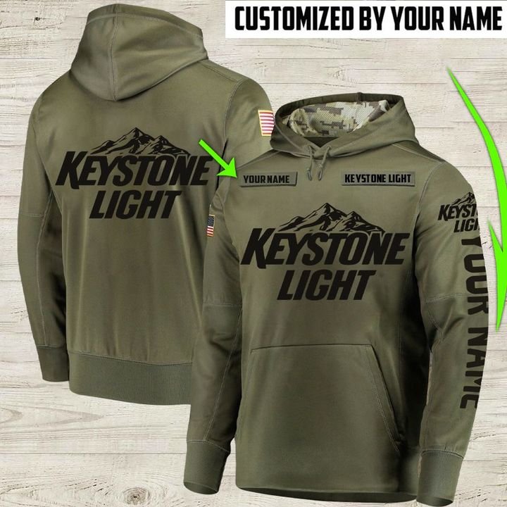 custom name keystone light beer full printing shirt 1