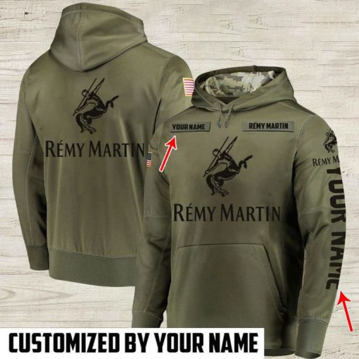 custom name remy martin cognac full printing hoodie