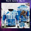 custome name detroit lions football team christmas ugly sweater