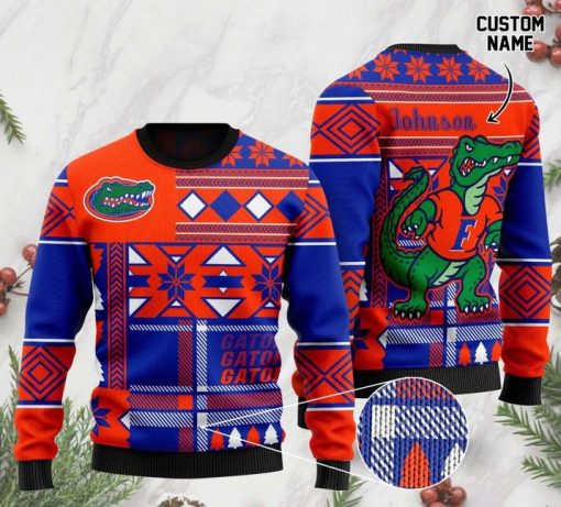 custome name florida gators football christmas ugly sweater 2 - Copy (3)
