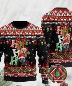 dog lover cocker spaniel ho ho ho christmas ugly sweater 2 - Copy (2)