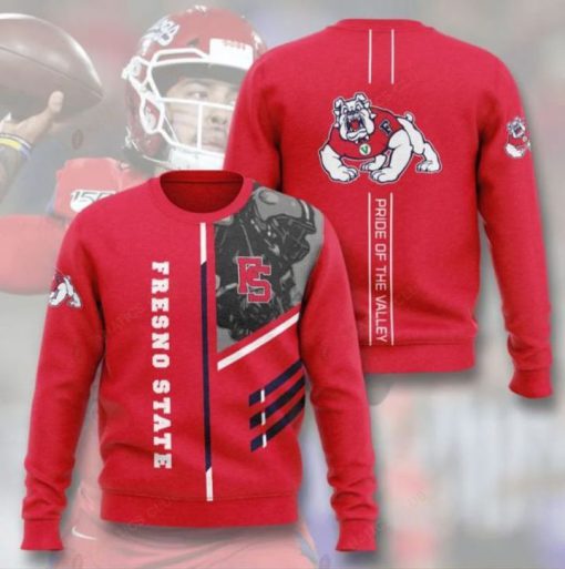 fresno state bulldogs football pride of the valley full printing ugly sweater 2