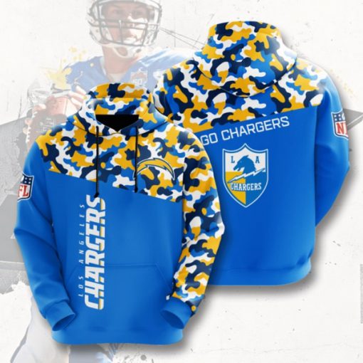 go chargers los angeles chargers camo full printing shirt 1