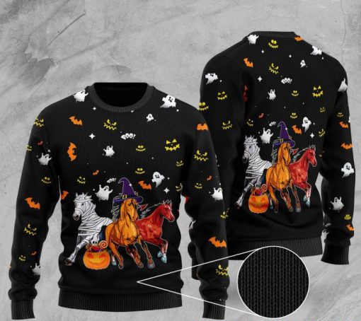 halloween horse full printing christmas ugly sweater 2 - Copy (2)