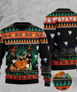 halloween rottweiler full printing christmas ugly sweater 2 - Copy (2)