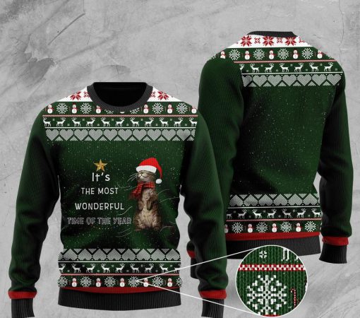 its the most wonderful time of the year otter christmas ugly sweater 2 - Copy (2)
