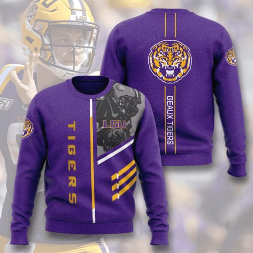 lsu tigers football geaux tigers full printing ugly sweater 4
