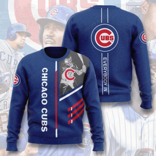 major league baseball chicago cubs everybody in full printing ugly sweater 2