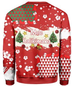 mele kalikimaka hawaiian full printing ugly sweater 4