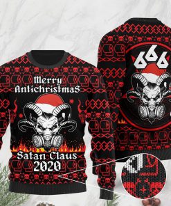 merry anti christmas satan claus 2020 christmas ugly sweater 2