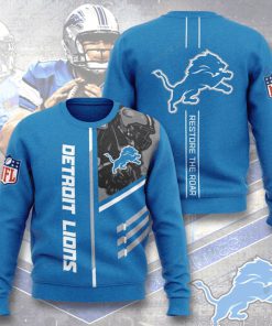 national football league detroit lions restore the roar full printing ugly sweater 3