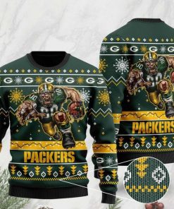 national football league green bay packers christmas ugly sweater 2