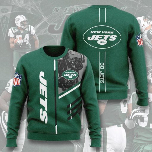 national football league new york jets go jets full printing ugly sweater 3
