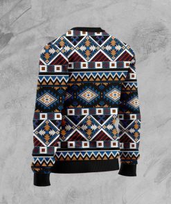 native american horses full printing pattern christmas ugly sweater 4
