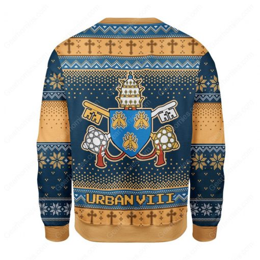 pope urban viii maffeo barberini all over printed ugly christmas sweater 4