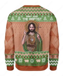saint john the baptist all over printed ugly christmas sweater 5