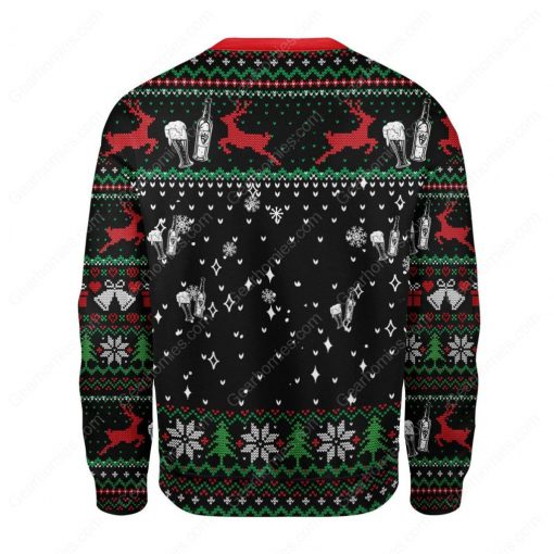 santa claus thor this drink i like it all over printed ugly christmas sweater 4