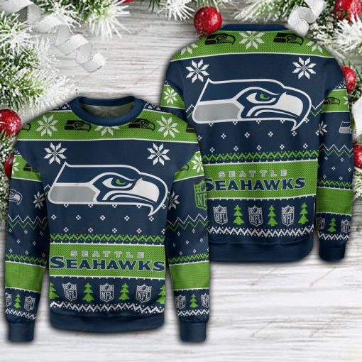 seatle seahawks football full printing ugly sweater 2