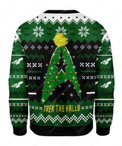 star trek trek the halls all over printed ugly christmas sweater 4