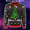 star wars christmas tree all over printed ugly christmas sweater