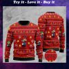 super mario all over printed christmas ugly sweater