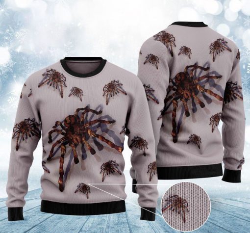 tarantula spider pattern full printing christmas ugly sweater 2 - Copy (2)