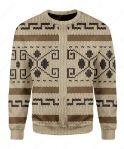 the big lebowski all over printed ugly christmas sweater 2
