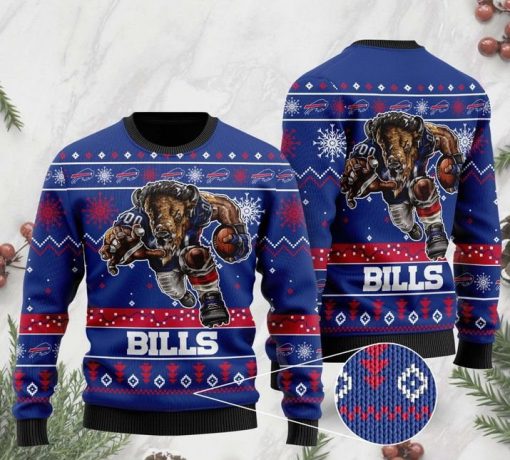 the buffalo bills football team christmas ugly sweater 2 - Copy (2)