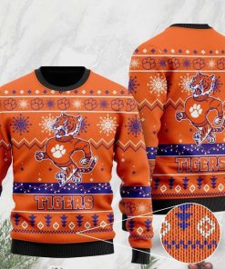 the clemson tigers football christmas ugly sweater 2