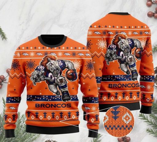 the denver broncos football team christmas ugly sweater 2 - Copy (2)