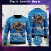 the detroit lions football team christmas ugly sweater