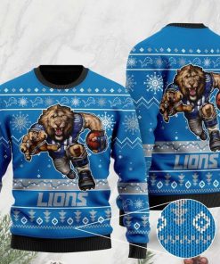 the detroit lions football team christmas ugly sweater 2 - Copy (2)