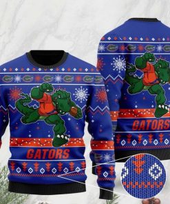 the florida gators football christmas ugly sweater 2