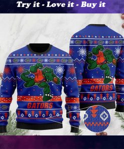 the florida gators football christmas ugly sweater