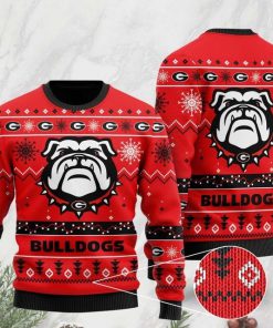the georgia bulldogs football christmas ugly sweater 2