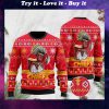 the kansas city chiefs football team christmas ugly sweater