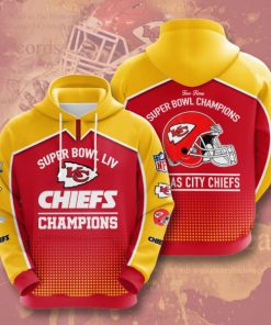 the kansas city chiefs super bowl champions full printing hoodie 1