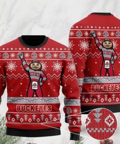 the ohio state buckeyes football team christmas ugly sweater 2 - Copy