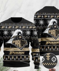 the purdue boilermakers football christmas ugly sweater 2