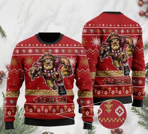 the san francisco 49ers football team christmas ugly sweater 2 - Copy (2)