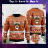 the texas longhorns football christmas ugly sweater