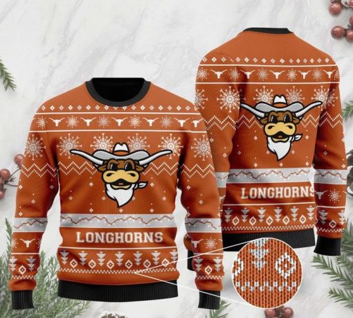 the texas longhorns football christmas ugly sweater 2 - Copy (2)