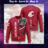 washington state cougars football go cougs full printing ugly sweater