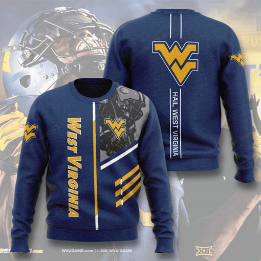 west virginia mountaineers football hail west virginia full printing ugly sweater 3