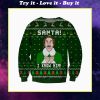 buddy the elf santa i know him all over printed ugly christmas sweater