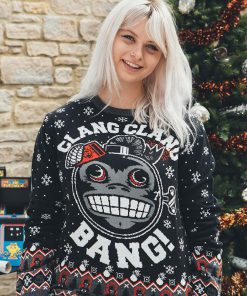 call of duty monkey bomb clang clang bang all over printed ugly christmas sweater 3
