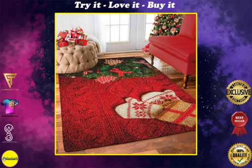 christmas time christmas gift full printing rug
