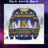 coat of arms of barbados all over print ugly christmas sweater