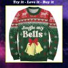 couple shirt jingle my bells all over printed ugly christmas sweater