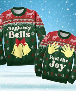 couple shirt jingle my bells all over printed ugly christmas sweater 4